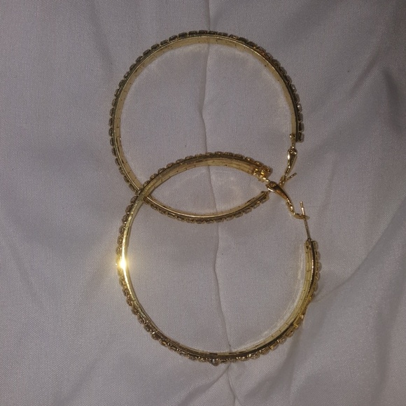 Jewelry - 🥂Host Pick🥂 Large Hoop Earrings 3/12